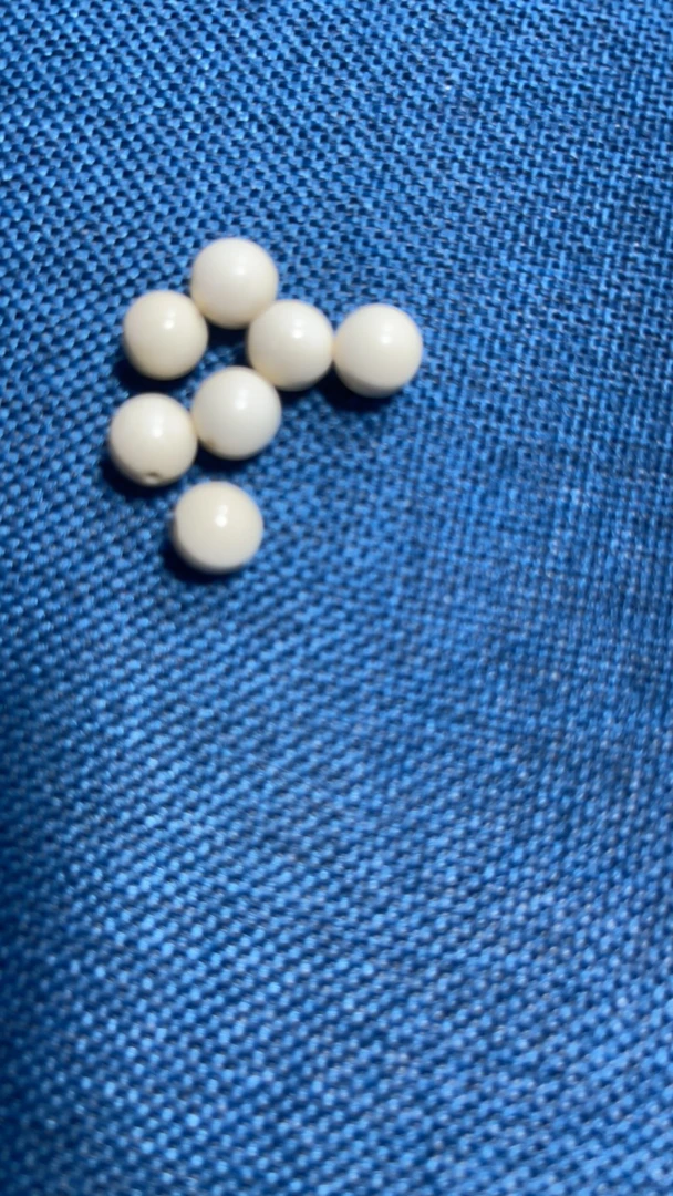 猛犸牙素珠散珠0.8和0.6尺寸