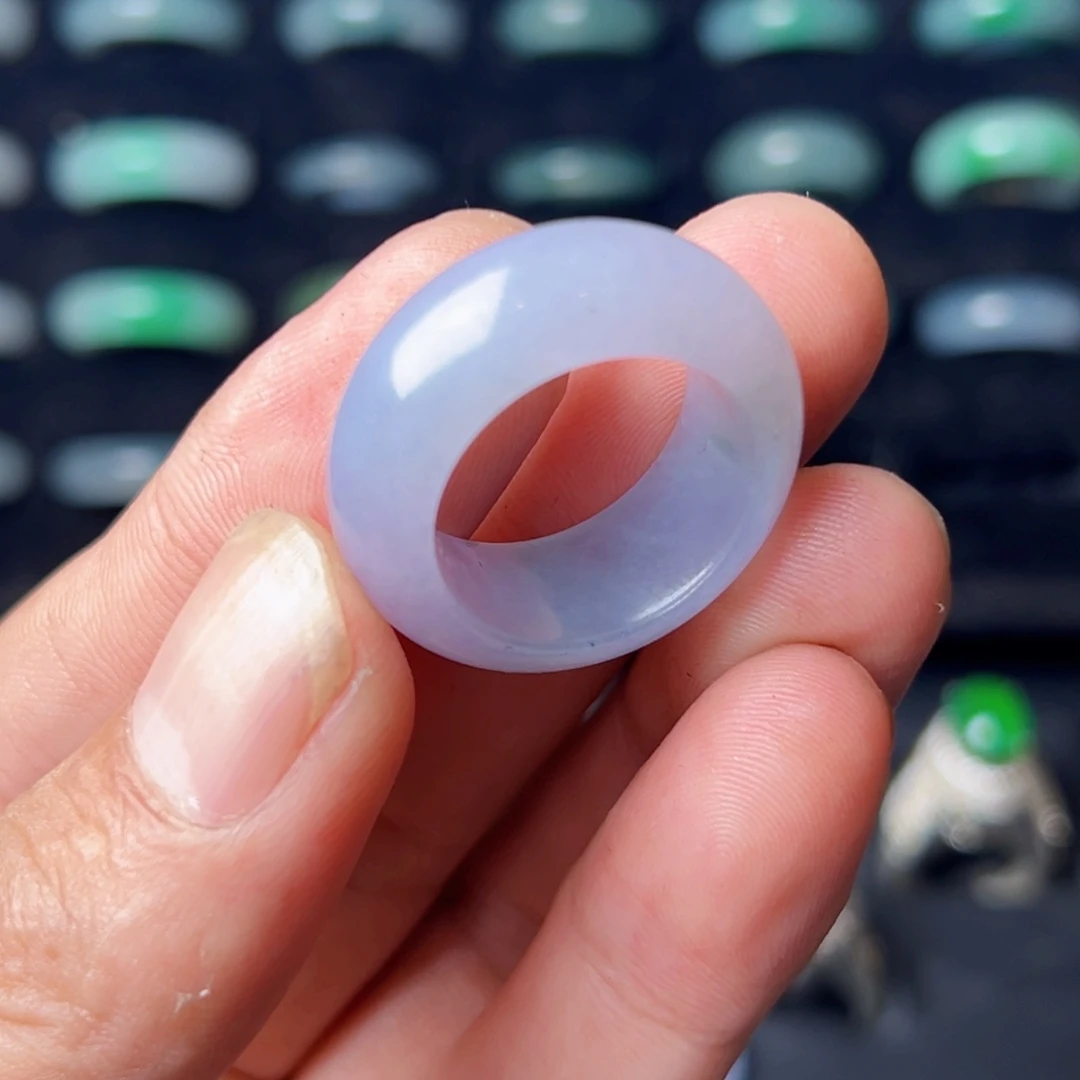 定制翡翠未镶嵌圈口20号