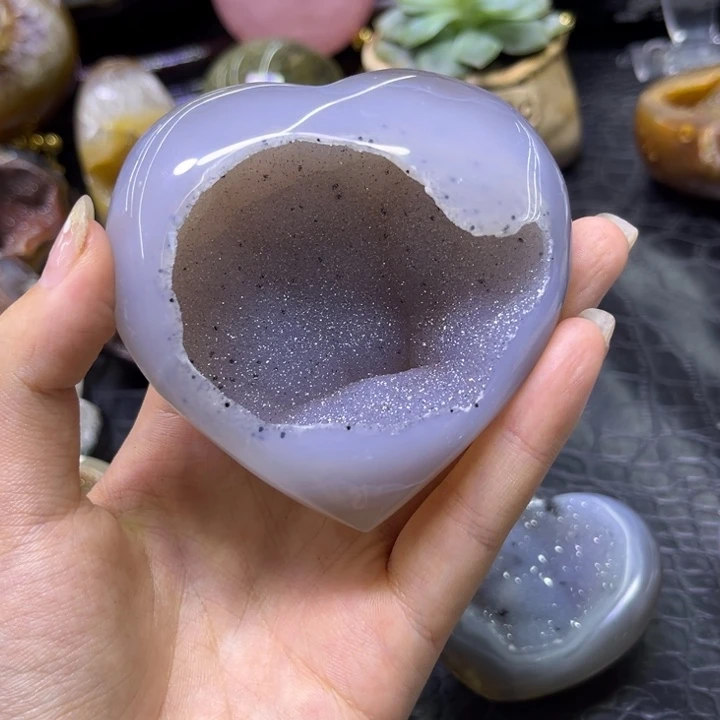 水晶未镶嵌发饰精抛爱心