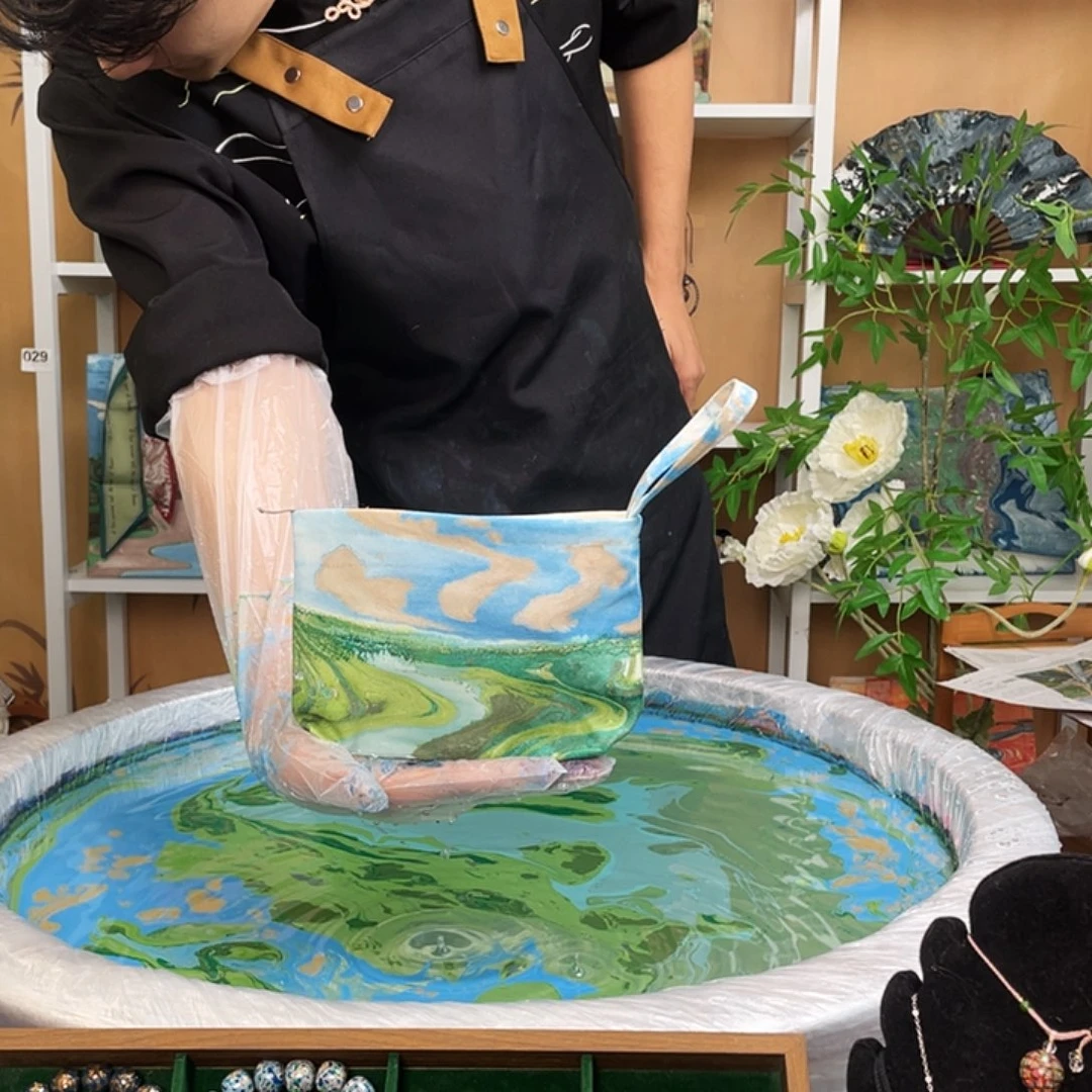 扇子大漆包包手拎包包