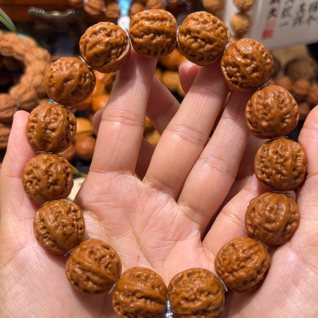 吊坠桃核7号龙脊纹八楞手持