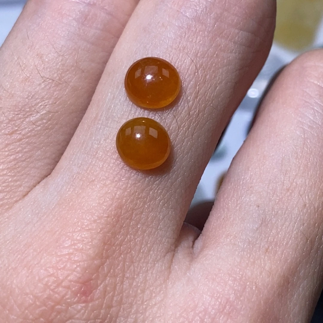 晶***晶定制翡翠未镶嵌翡翠7.2×6.6×3.1