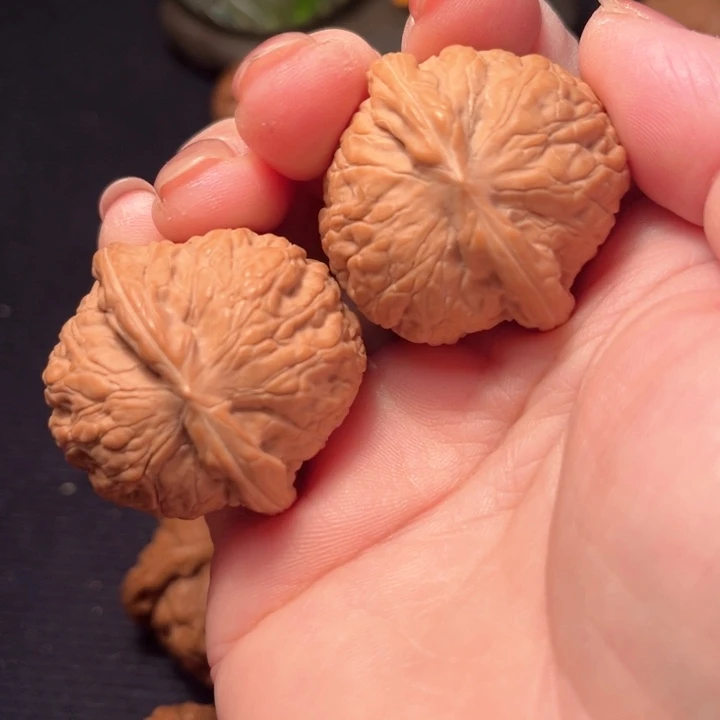 文玩核桃把件乾隆磨盘36.5