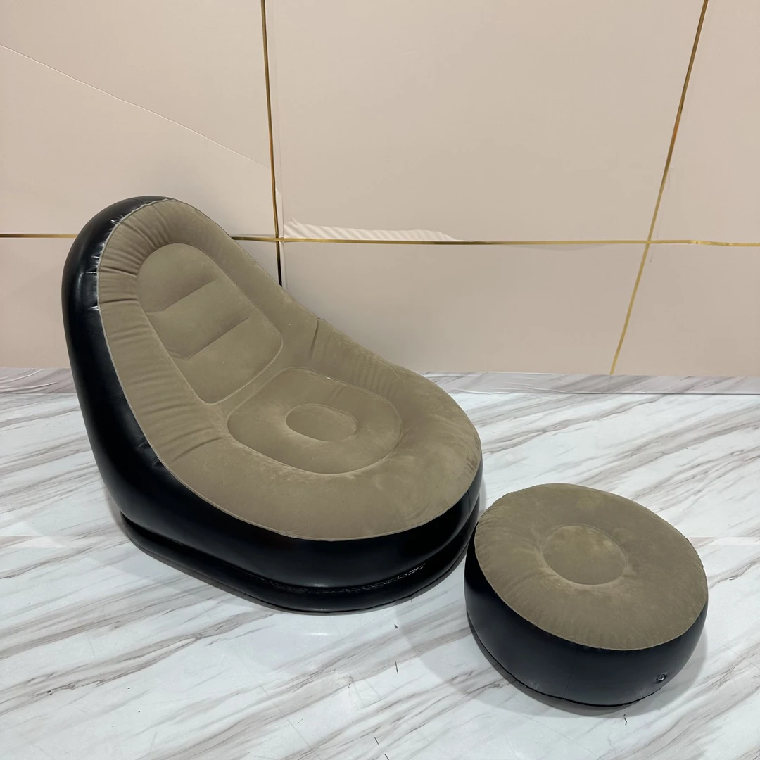 充气懒人沙发午休躺椅户外便携可折叠组合充气沙发