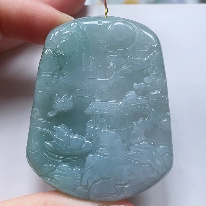 翡翠未镶嵌颈饰翡翠