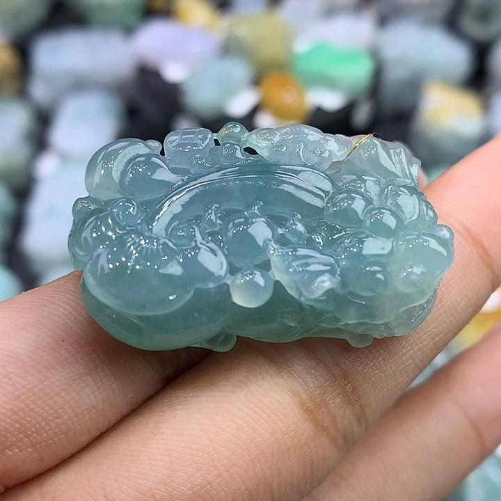 翡翠未镶嵌颈饰天然缅甸翡翠（新货13）