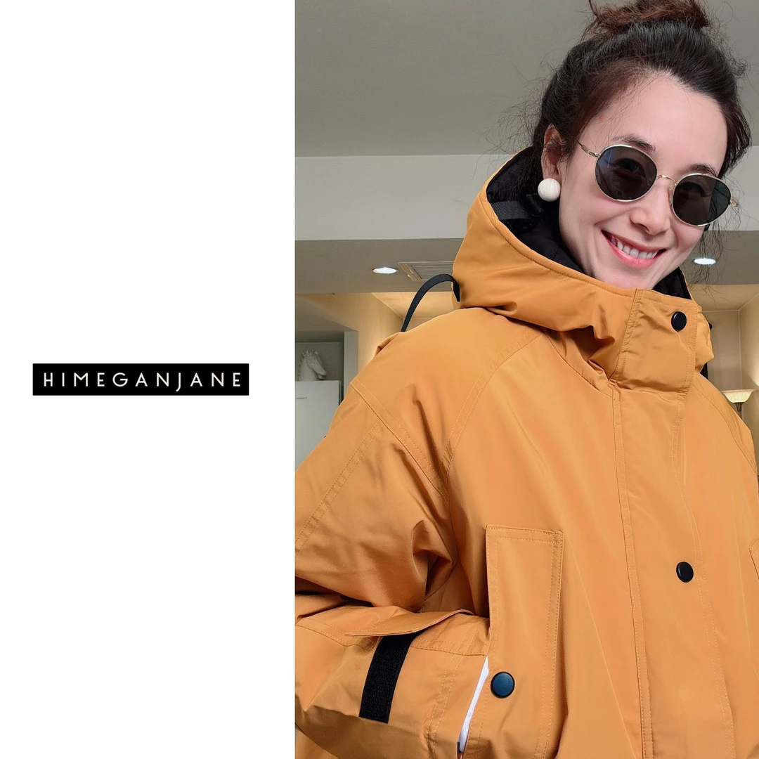 HIMEGANJANE“杜邦三防必入”鹅绒冲锋衣 多巴胺户外工装外套251651