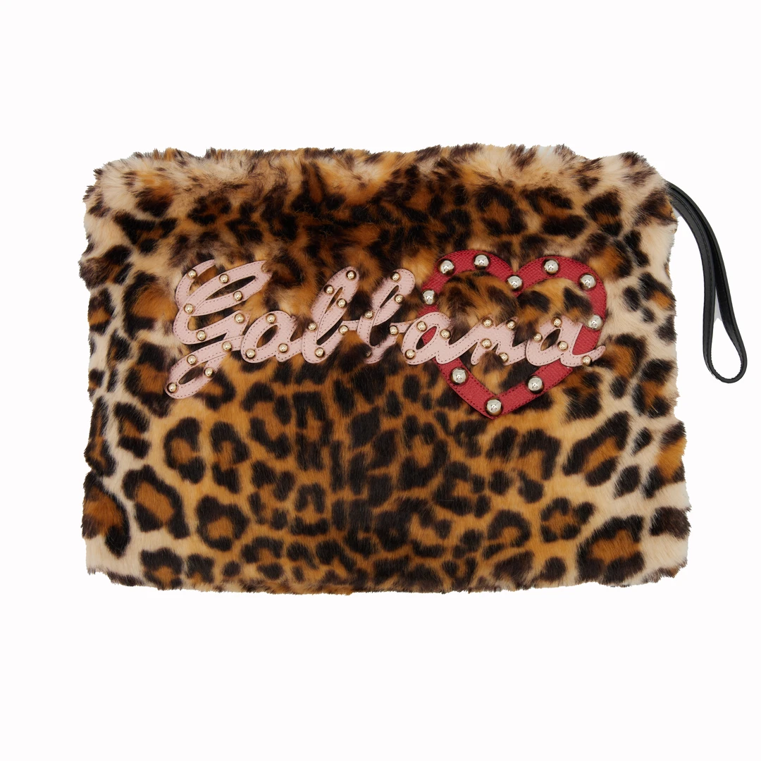 Dolce & Gabbana/杜嘉班纳女式豹纹手拎单肩包 BB6524/AV5638S193