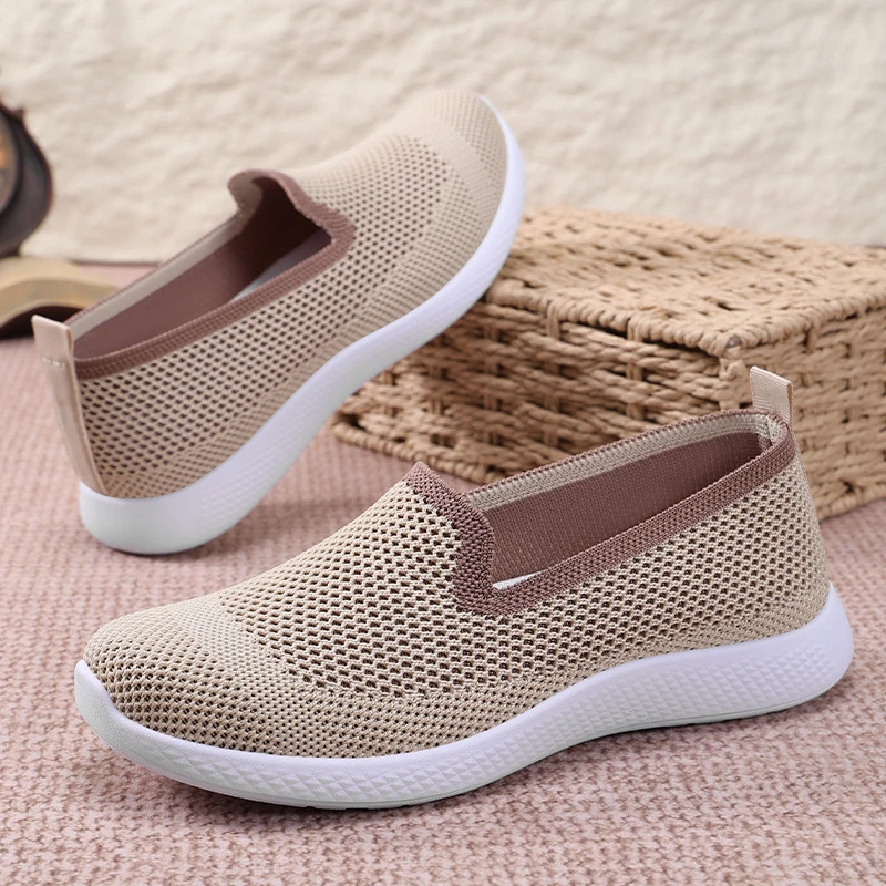 209 鞋子女鞋百搭夏季新款老北京布鞋网面鞋软底妈妈鞋外贸shoes
