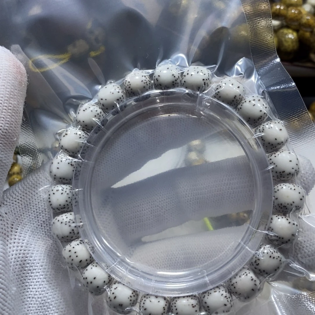 手串星月菩提原白10侧留白