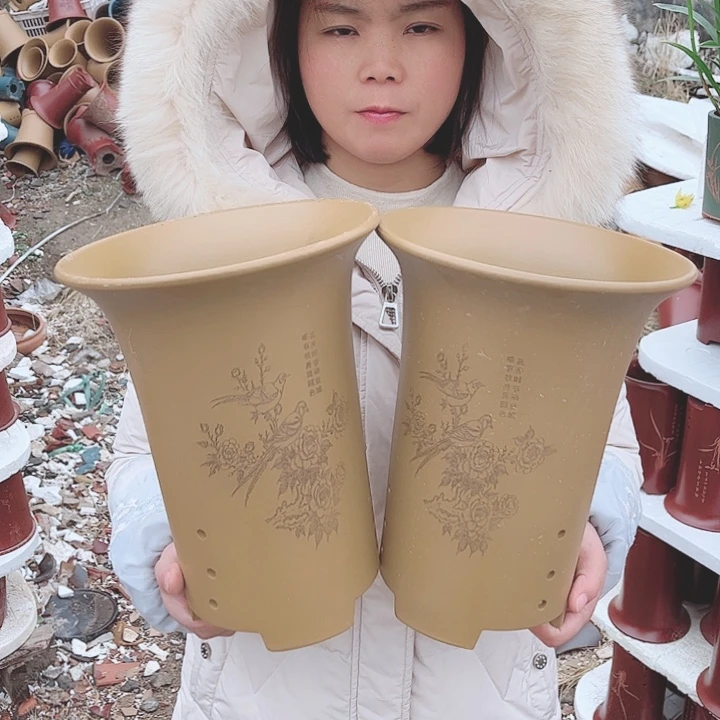 花盆紫砂宜兴紫砂精品花盆