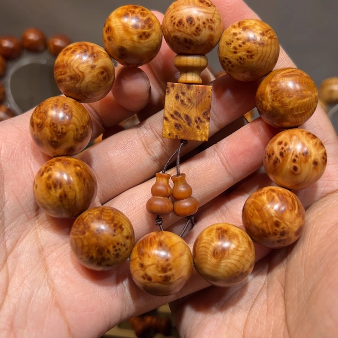 柏木（崖柏）手串/手链2.0黄金底入门级瘤疤手串