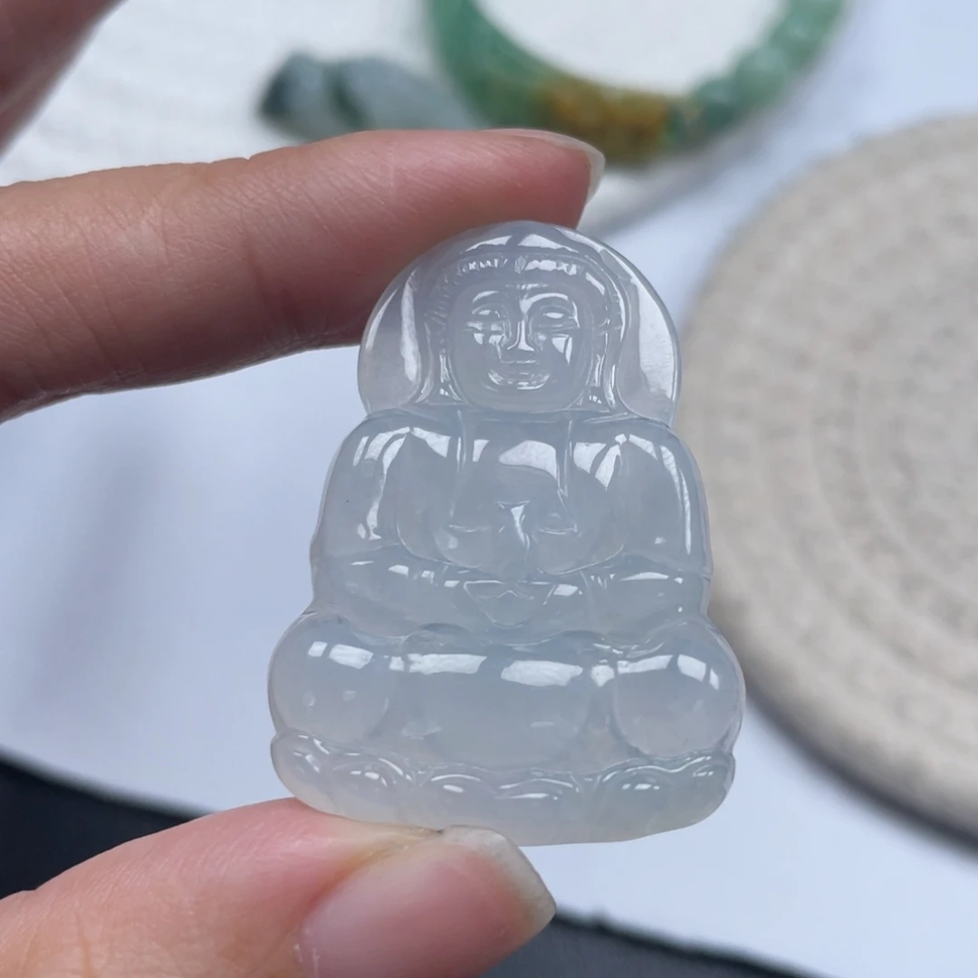 翡翠未镶嵌颈饰天然A货缅甸翡翠
