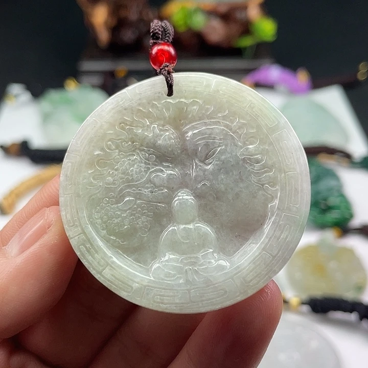 翡翠未镶嵌颈饰吊坠