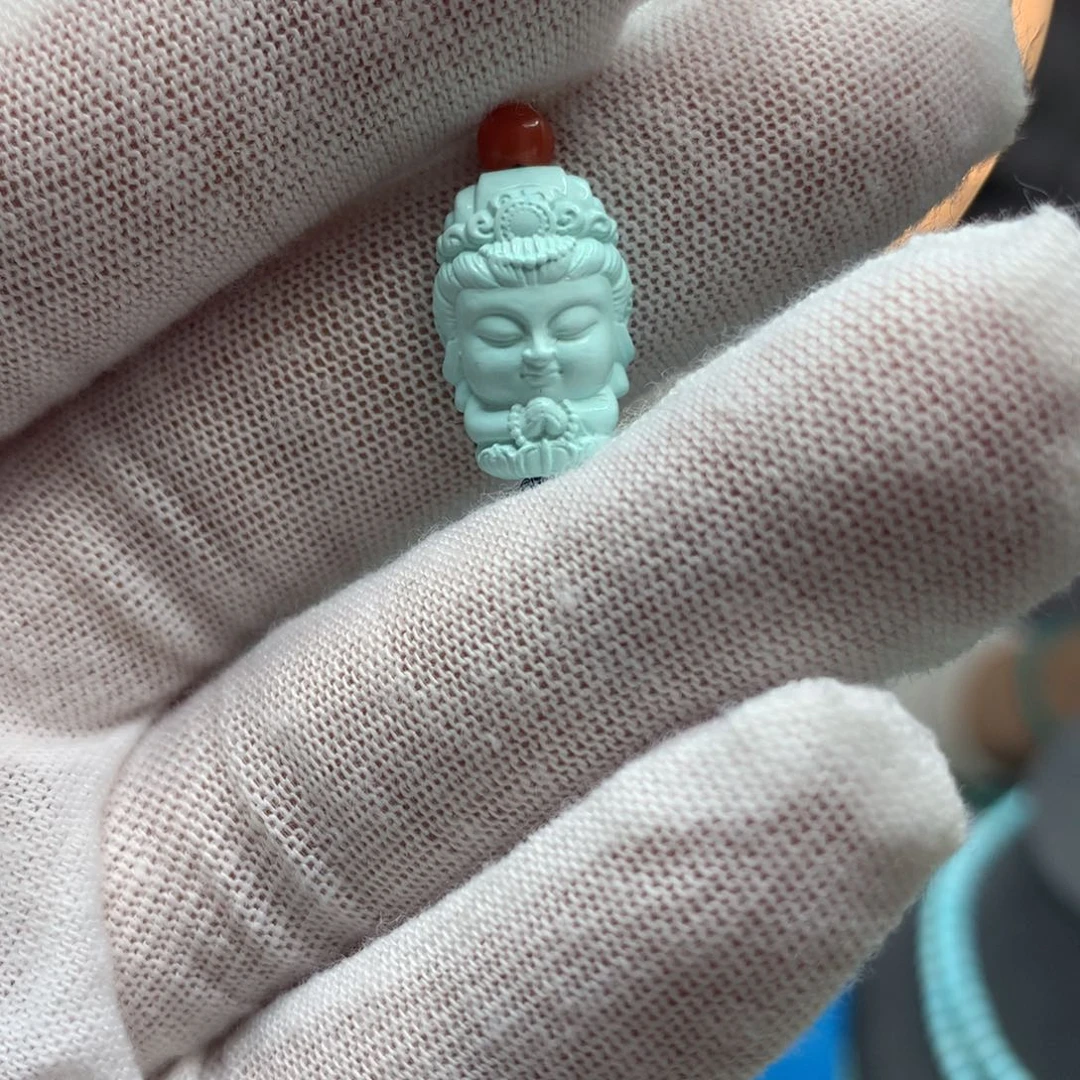 绿松石挂件未镶嵌