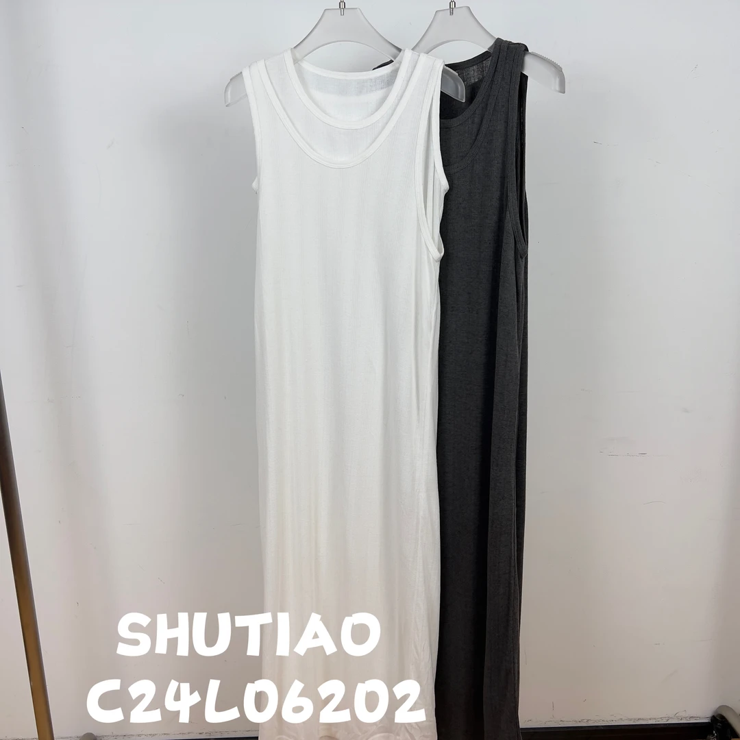 【SHUTIAO】2024秋冬：新款小众设计款连衣裙C24L06202