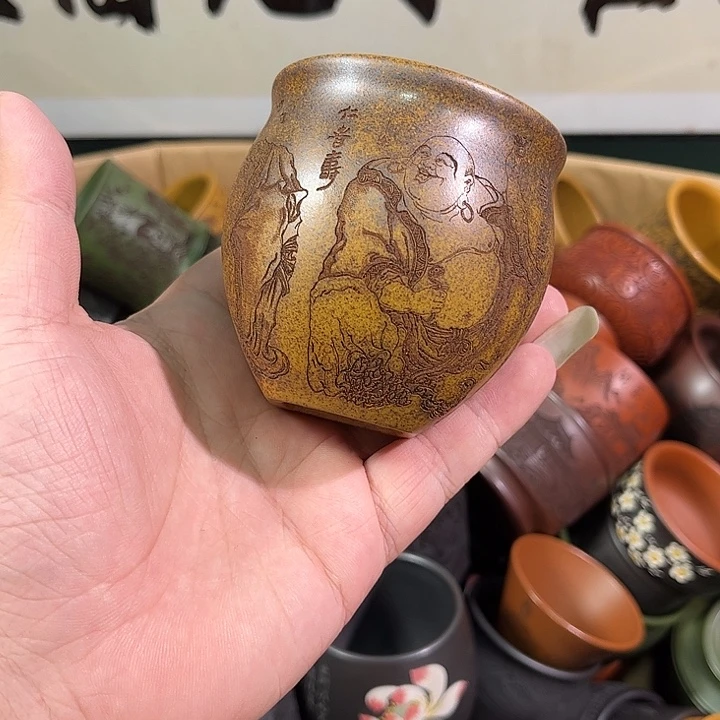 茶杯紫砂全手工紫砂主人杯