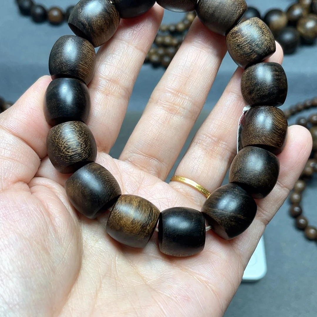 沉香手串上****司白棋瘤疤1.5