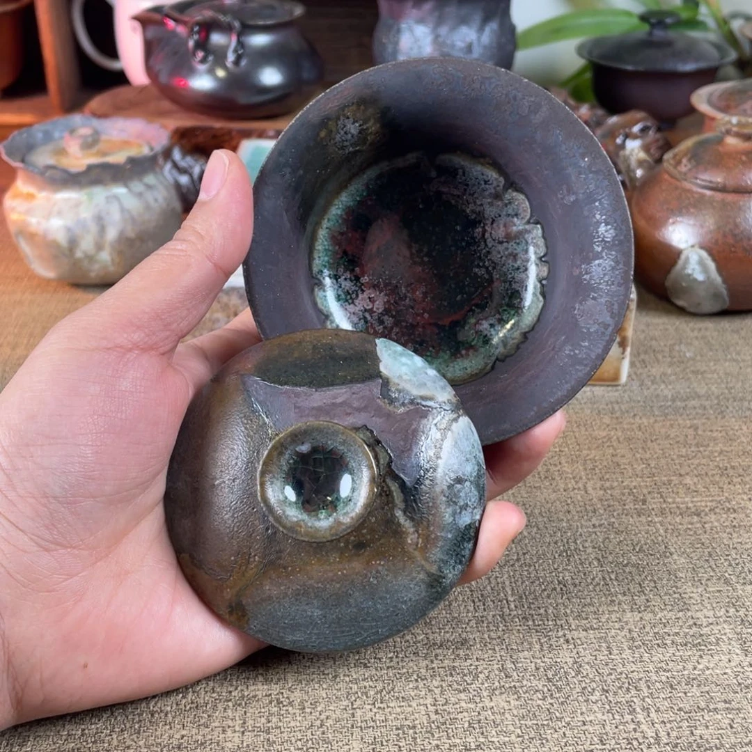 莫奈。 珍珠泥。 柴烧。