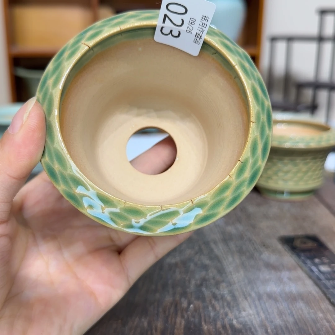 手工花盆 023 口径 6.5 高度 4.5