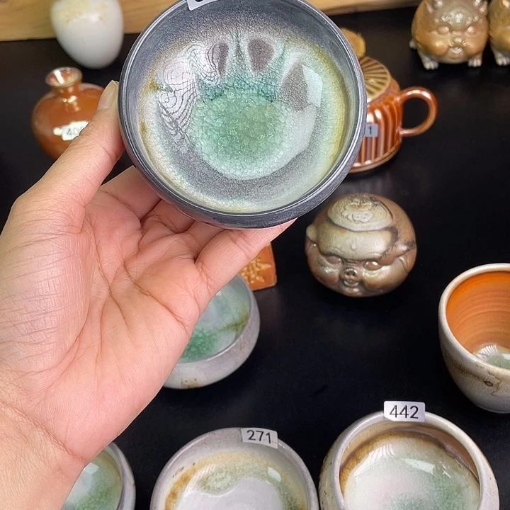九***魂燃薪柴烧茶器主人杯