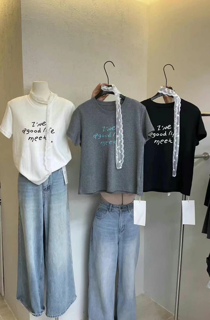 （8090）夏款小众休闲百搭ins T恤