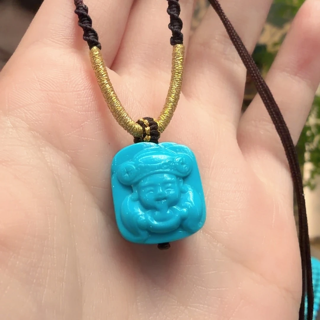 绿松石未镶嵌颈饰