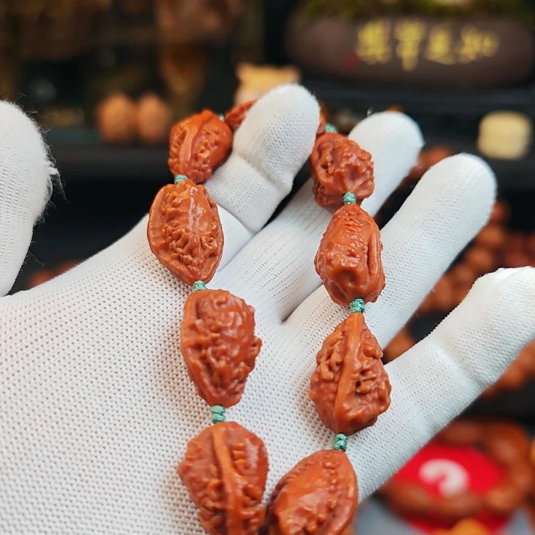 手串文玩核桃麒麟脚楸子异形手串手持