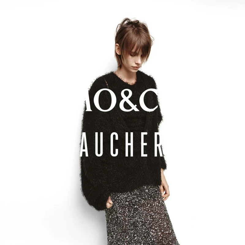 【粉丝专属】MOCO毛衣开衫GAUCHERE设计师联名2025春MBE1CAR038