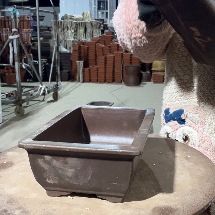 紫砂棕色马槽26+26