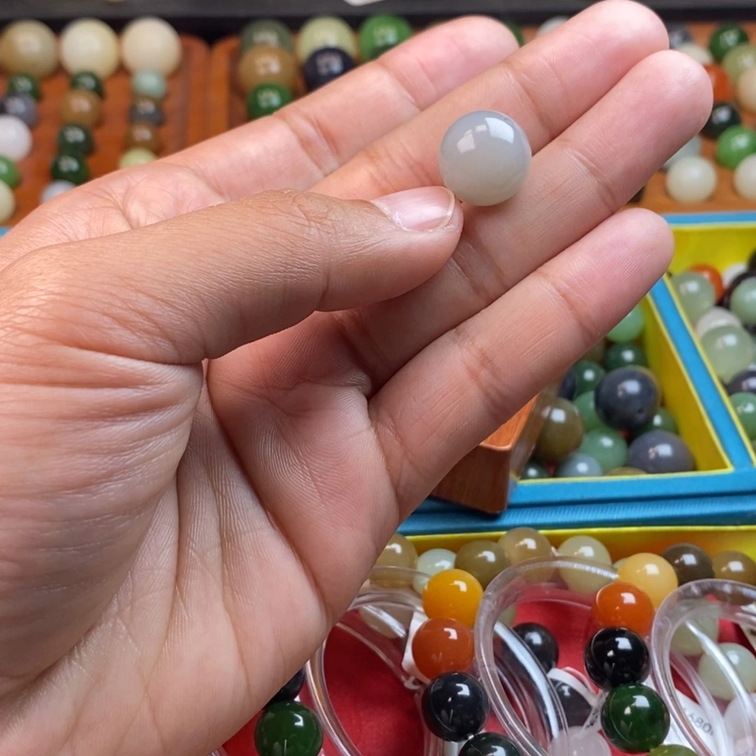 和田玉未镶嵌珠宝奇石卡14烟紫y