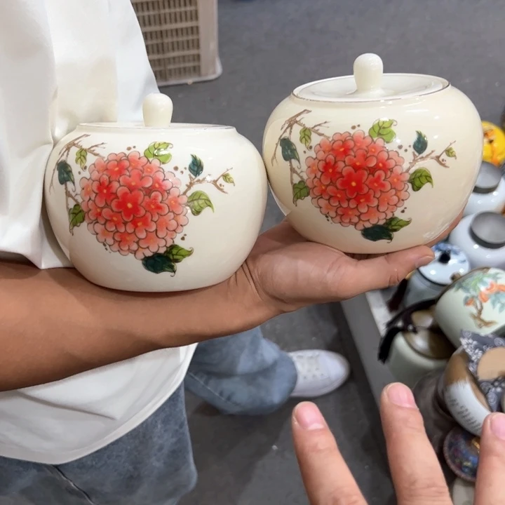 瑕疵福利品陶瓷茶叶罐