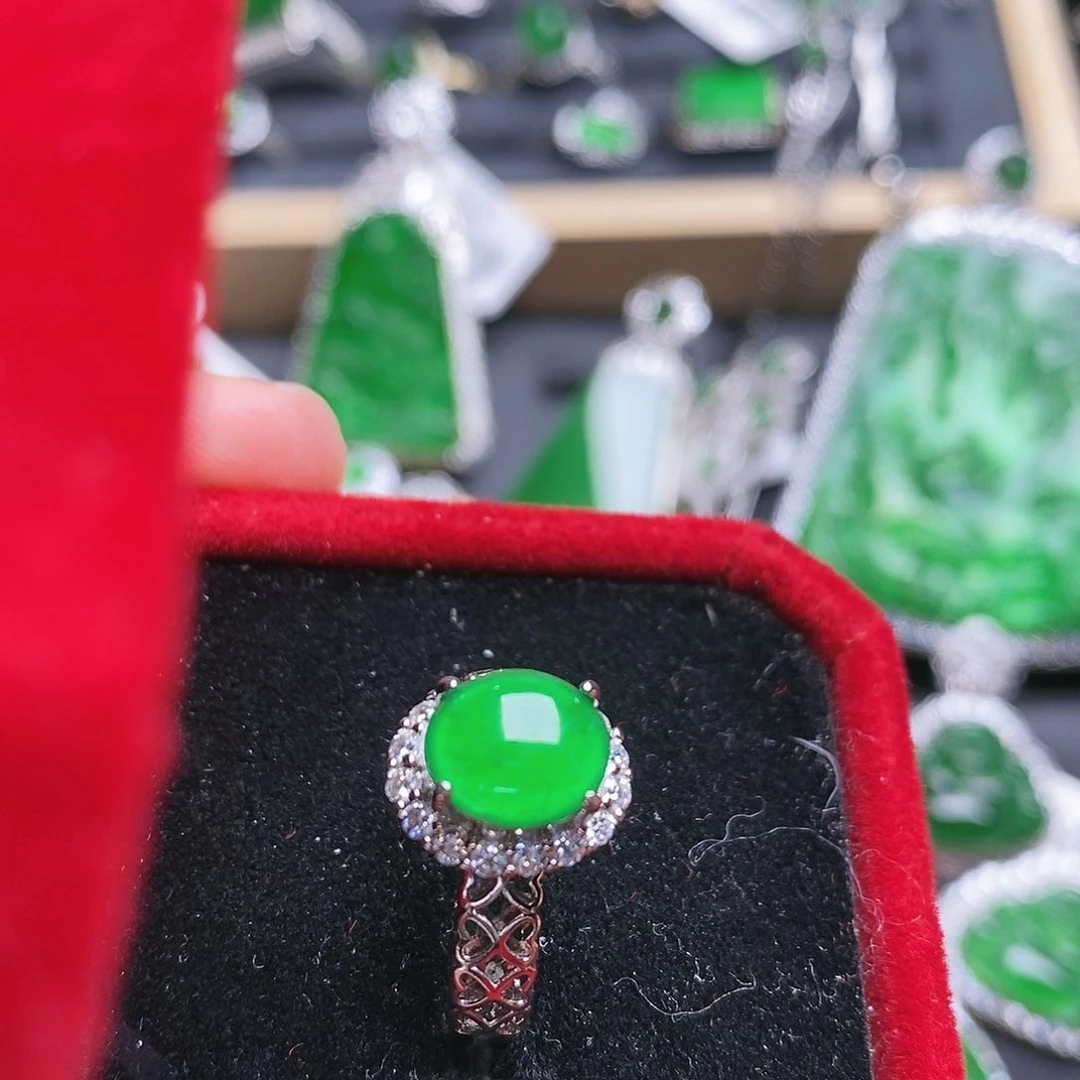 翡翠戒指未镶嵌戒指6