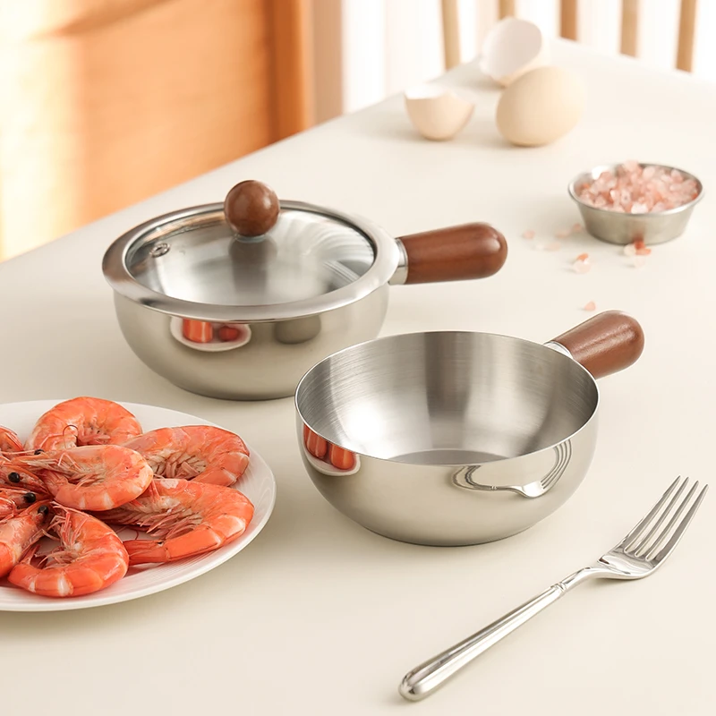 304不锈钢小吃碗 打蛋碗手柄碗家用搅拌碗沙拉碗料理碗甜品泡面碗