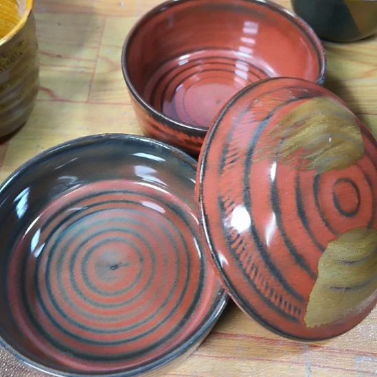 瓷片磁州窑五厂盘碗壶杯有瑕疵