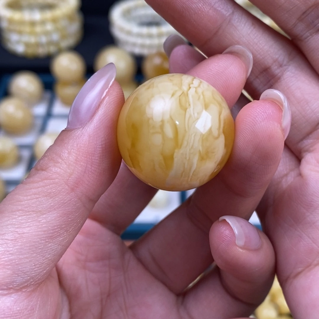 蜜蜡未镶嵌珠宝奇石卡24.7虎皮妖花