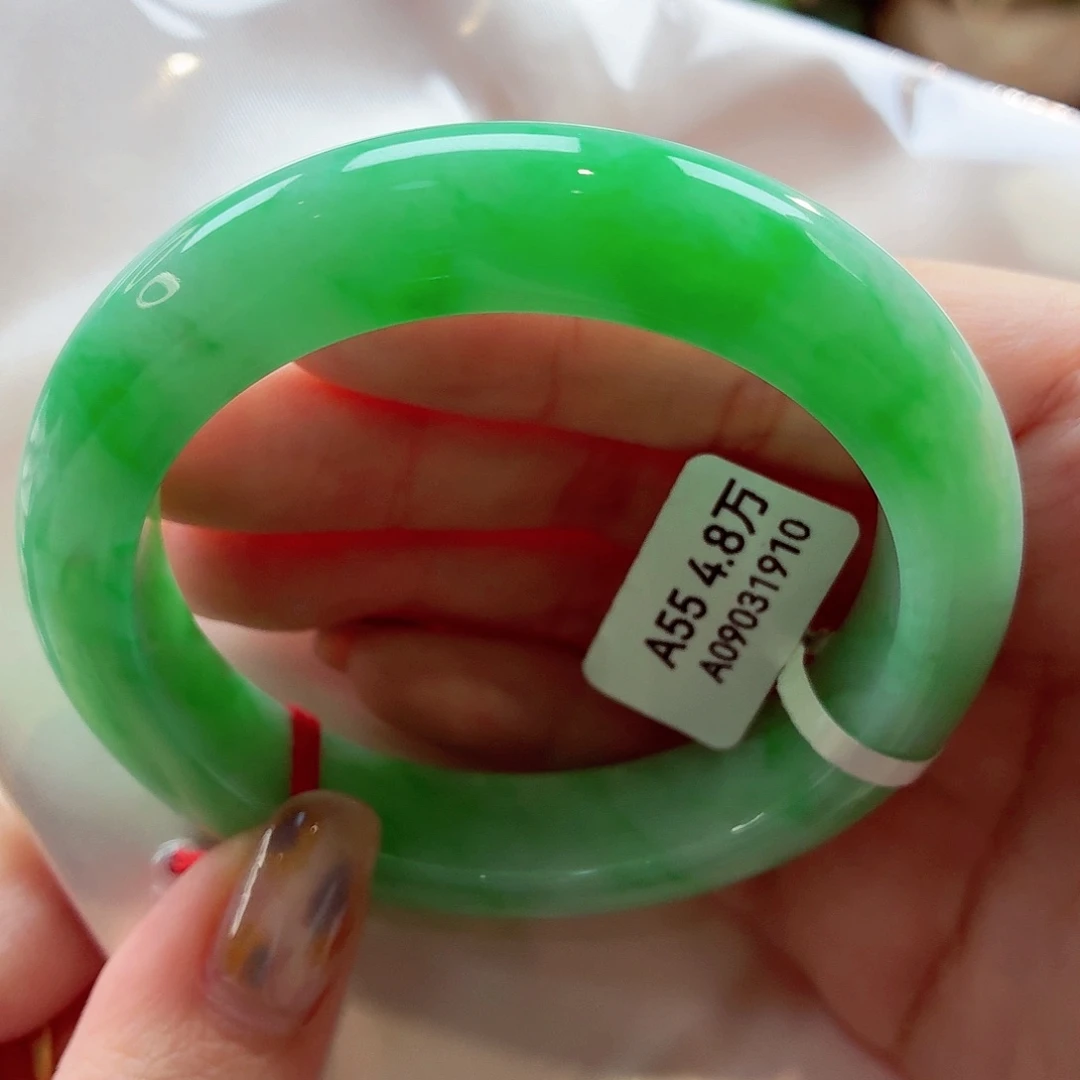 翡翠未镶嵌手镯22（49号）