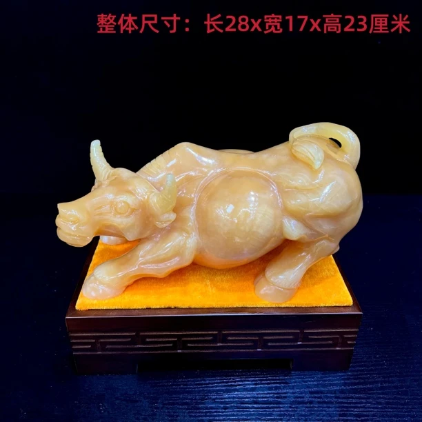 《牛 牛气冲天》天然家居博古架玄关乔迁送礼公司开业送礼摆件