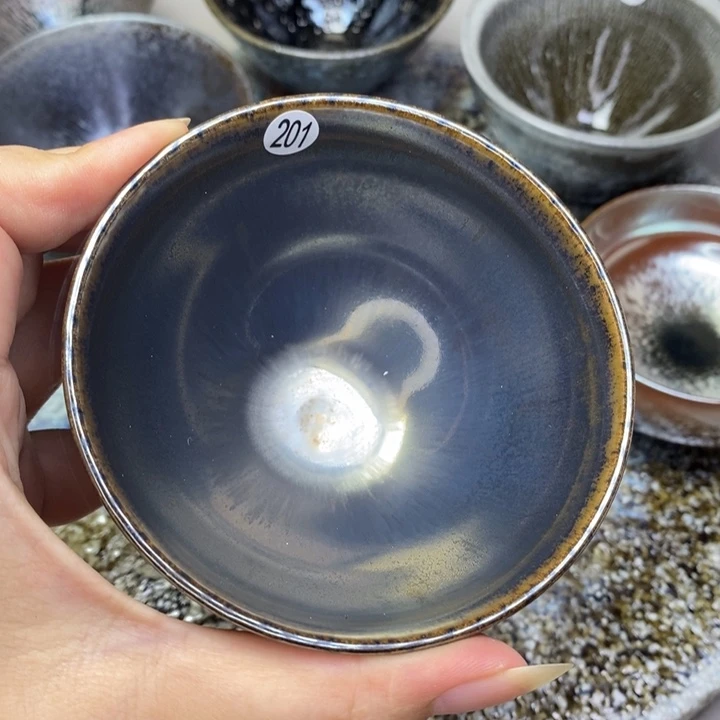茶盏建窑建盏柴烧主人杯