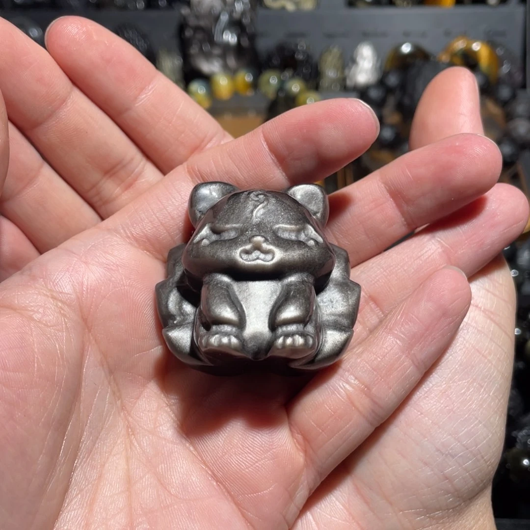 黑曜岩珠宝奇石未镶嵌温****态