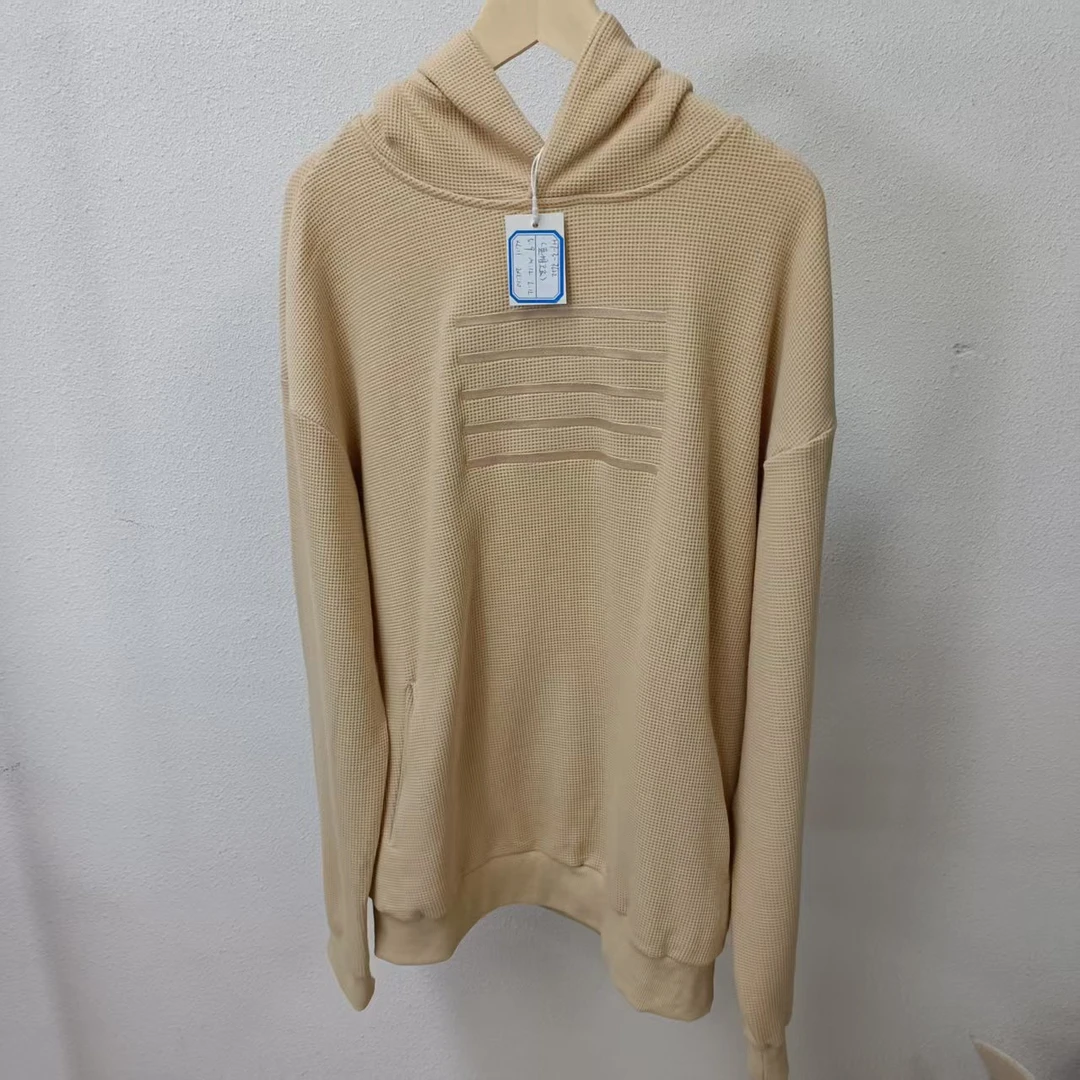 唯琳剪标   7仓H7-5-3622款   五杠卡其色长袖连帽卫衣