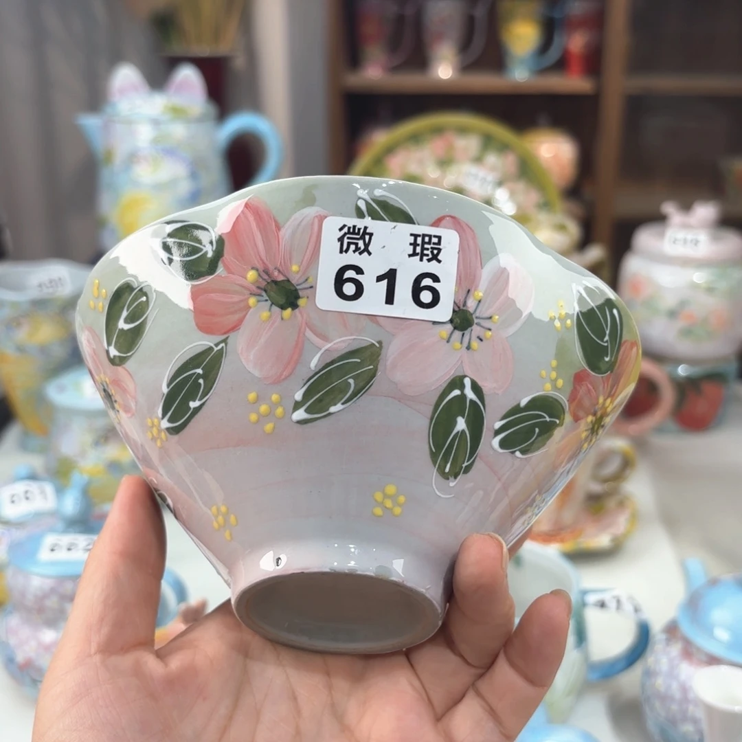 景德镇手绘高温釉下彩陶瓷茶具