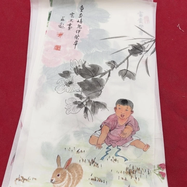 国画花鸟的翅膀是由一只鸟组成