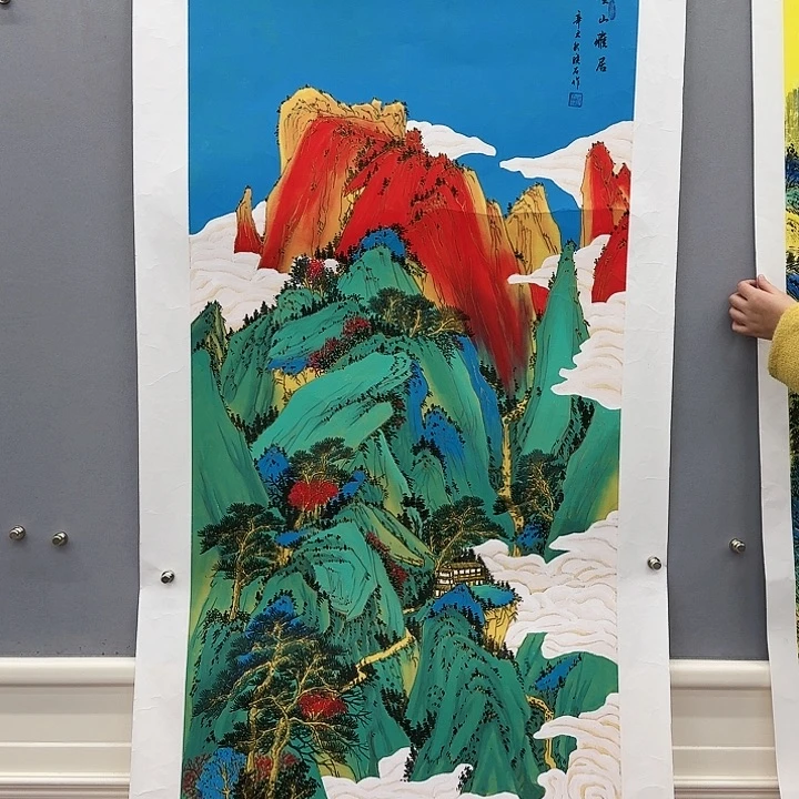 国画书法作品多次参加