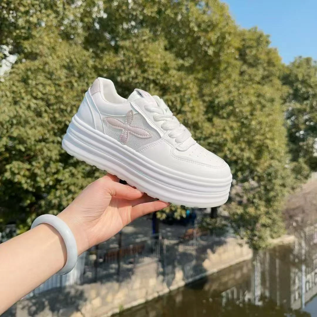 59MK05百搭薄款拼色覆膜皮单鞋休闲鞋运动鞋运动风