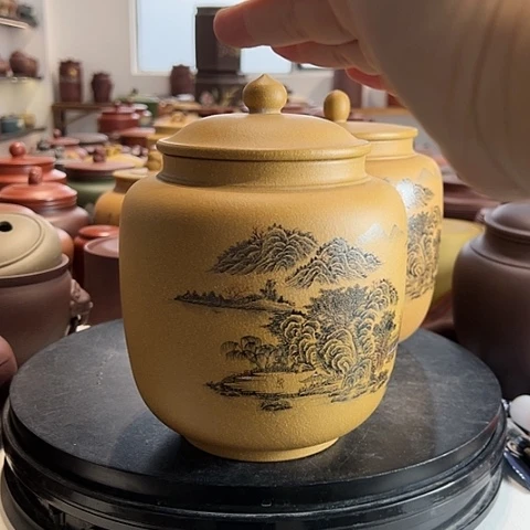 【闪购商品】紫砂茶叶罐