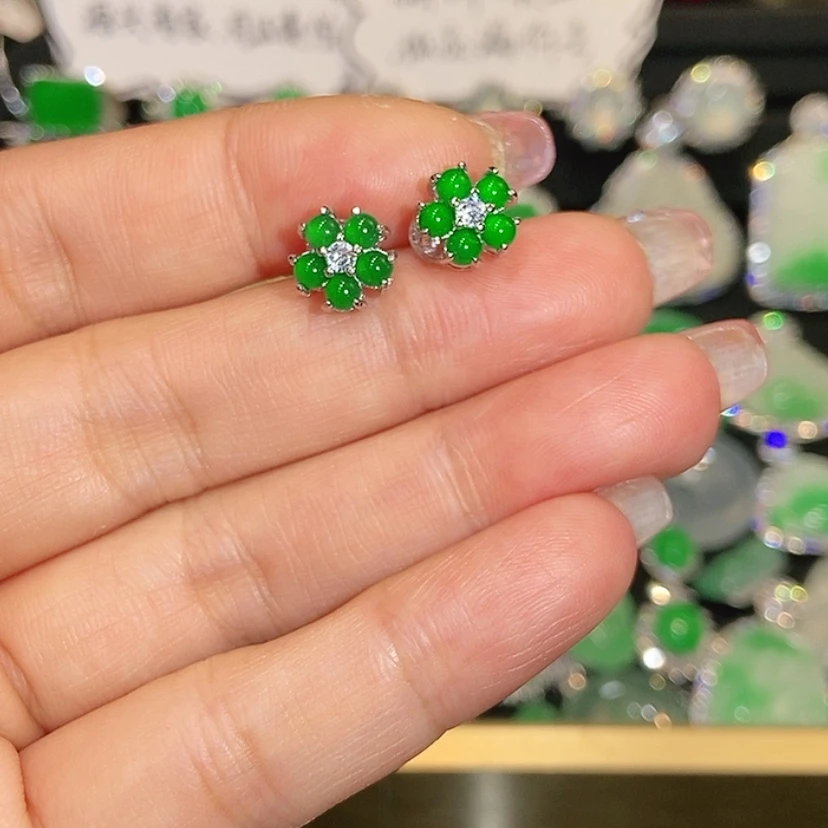 【闪购商品】未镶嵌翡翠耳饰天然翡翠