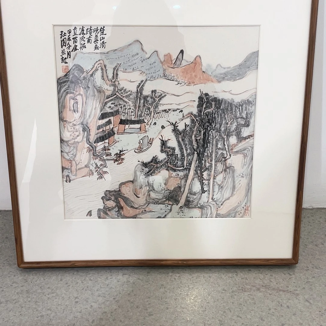 国画小*周家林精品带框