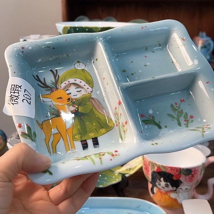 陶景德镇釉下手绘陶瓷