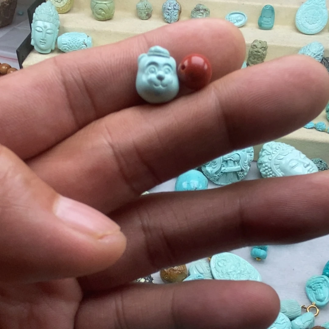 昆***串南红玛瑙未镶嵌珠宝半成品